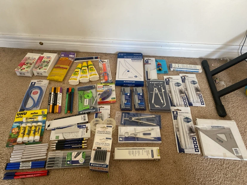Stationery and Drafting Supplies Bundle