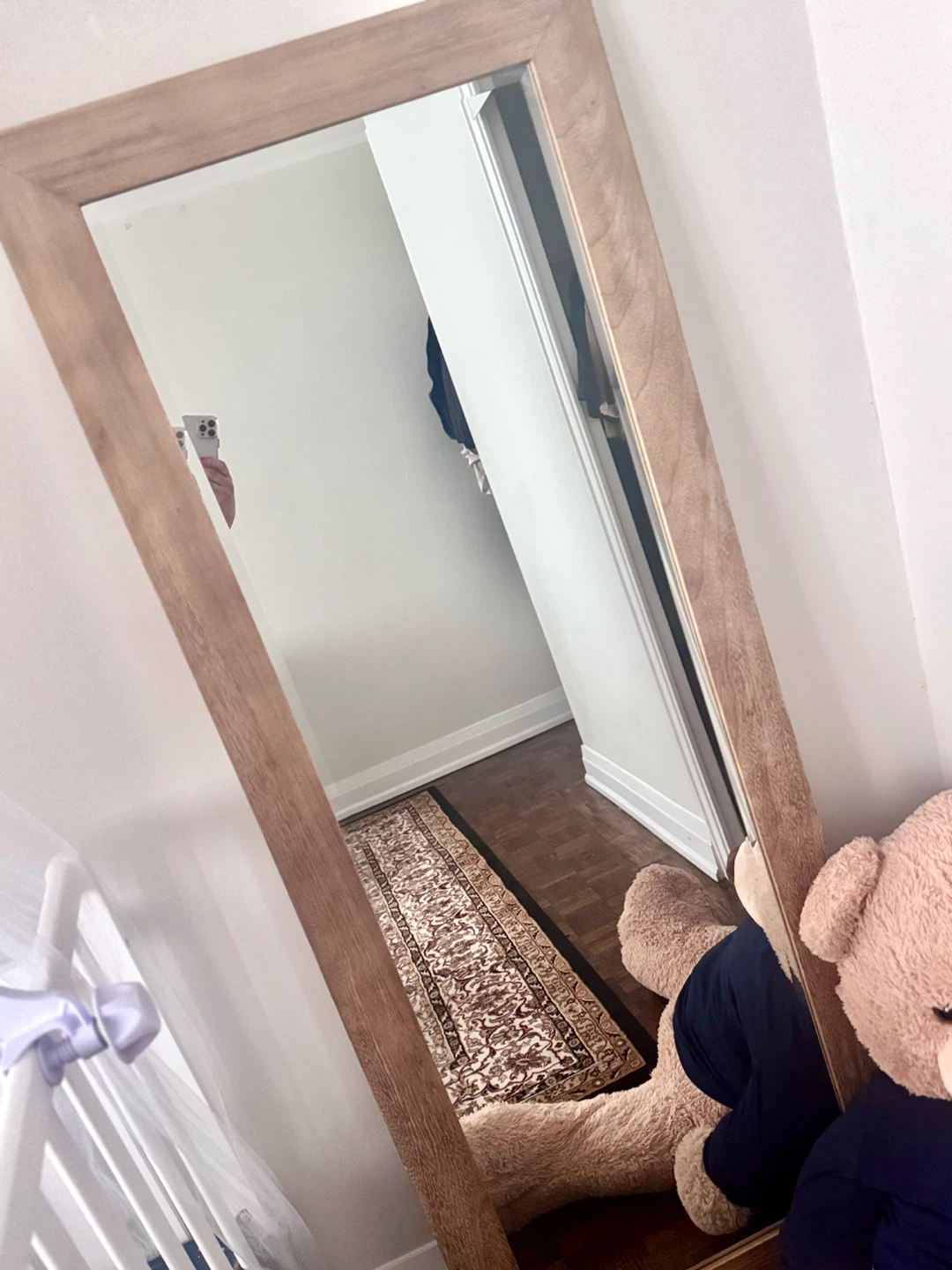 Wooden Frame Full Length Mirror