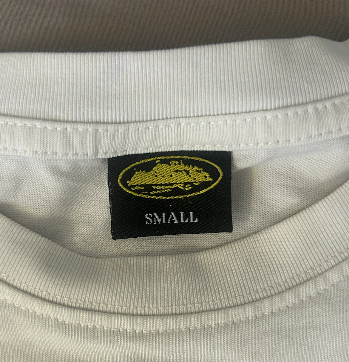 White T-Shirt with Graphic Print - Small - photo 2