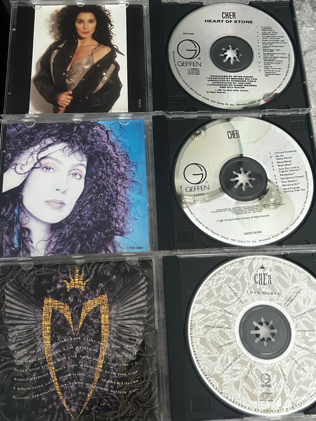 Cher - Heart of Stone & Love Hurts CDs - photo 2