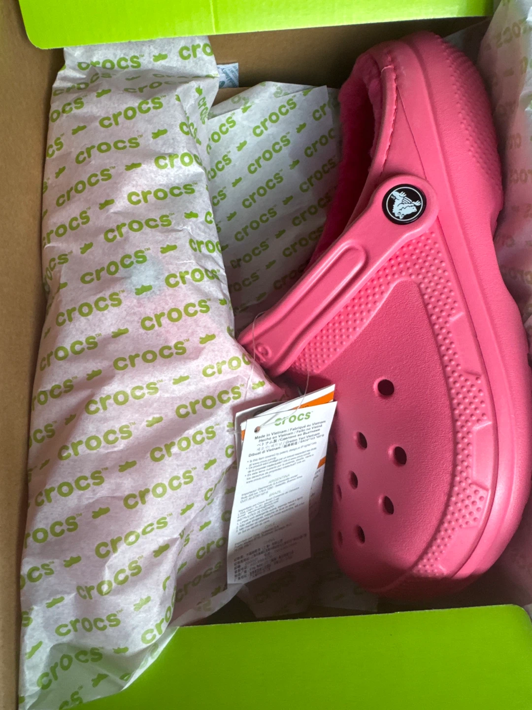 Crocs Classic Lined Clog Hyper Pink M5/W7 - photo 4