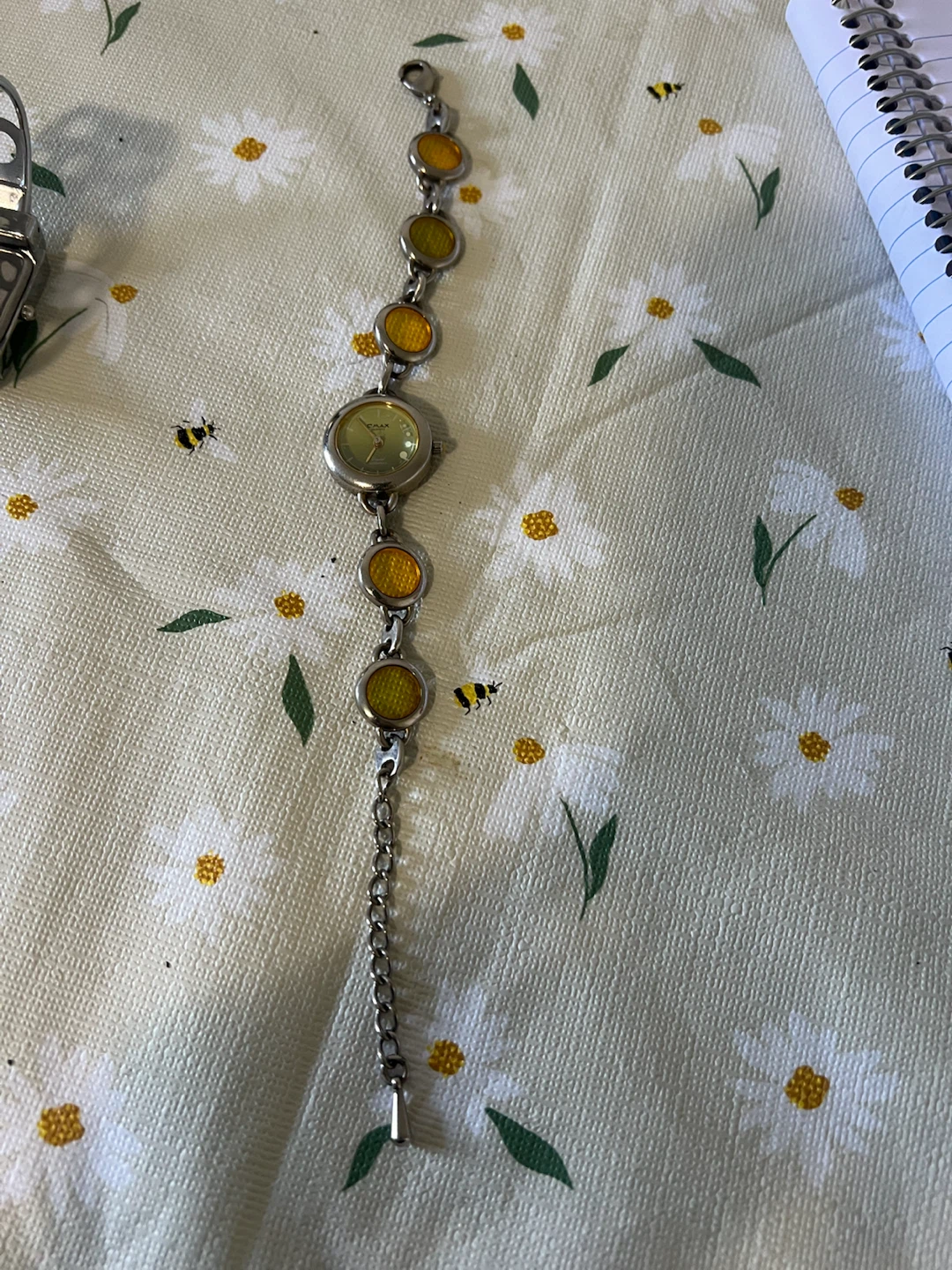 Omax Women's Watch with Yellow Stone Accents - photo 2