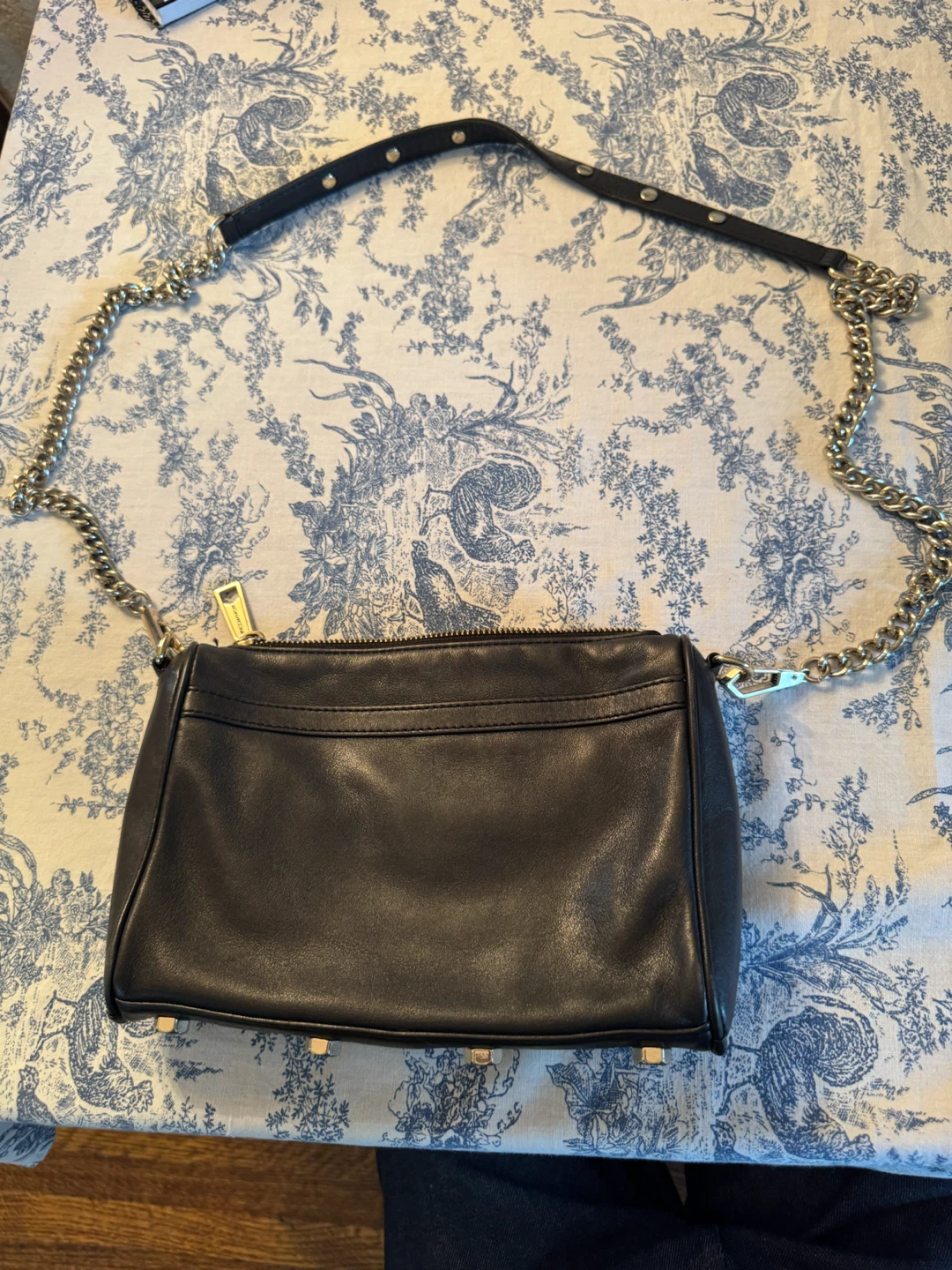 Rebecca Minkoff Black Leather Studded Shoulder Bag - photo 2