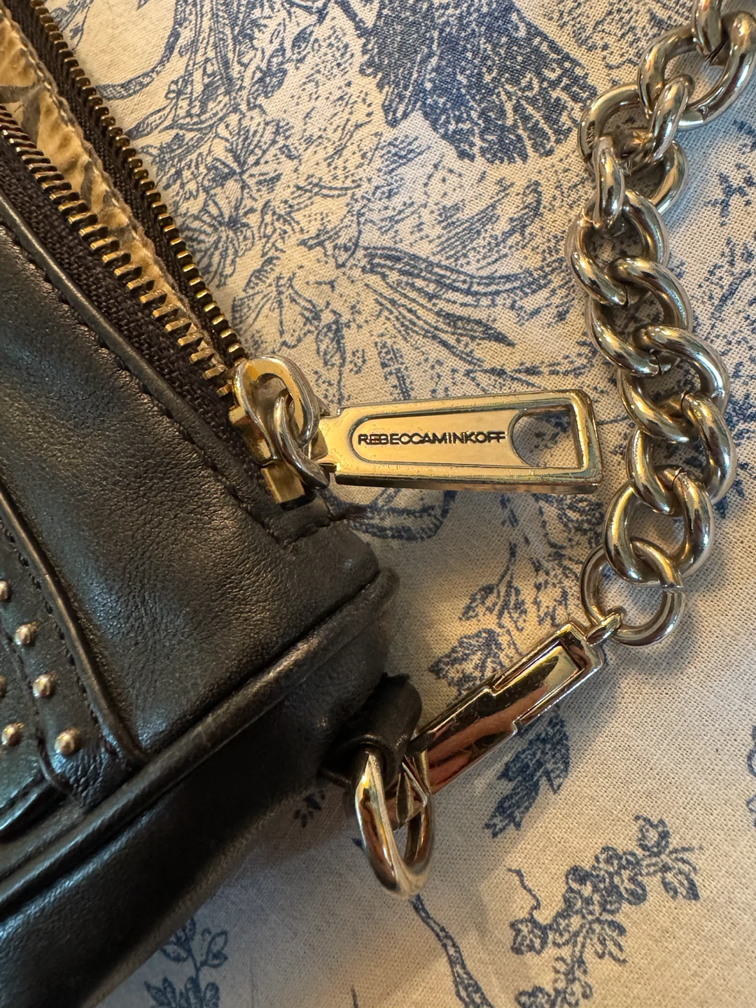 Rebecca Minkoff Black Leather Studded Shoulder Bag - photo 3