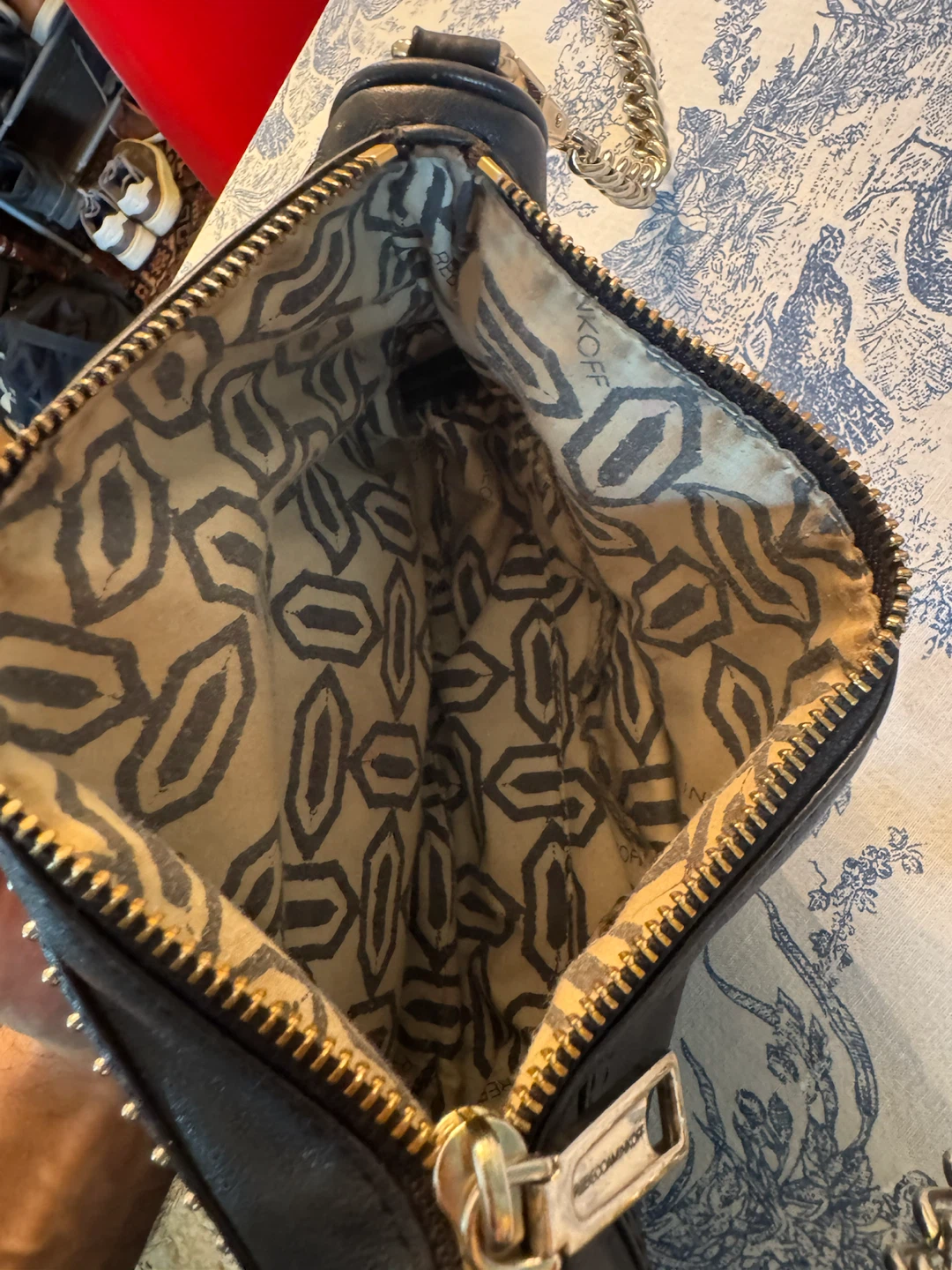 Rebecca Minkoff Black Leather Studded Shoulder Bag - photo 4
