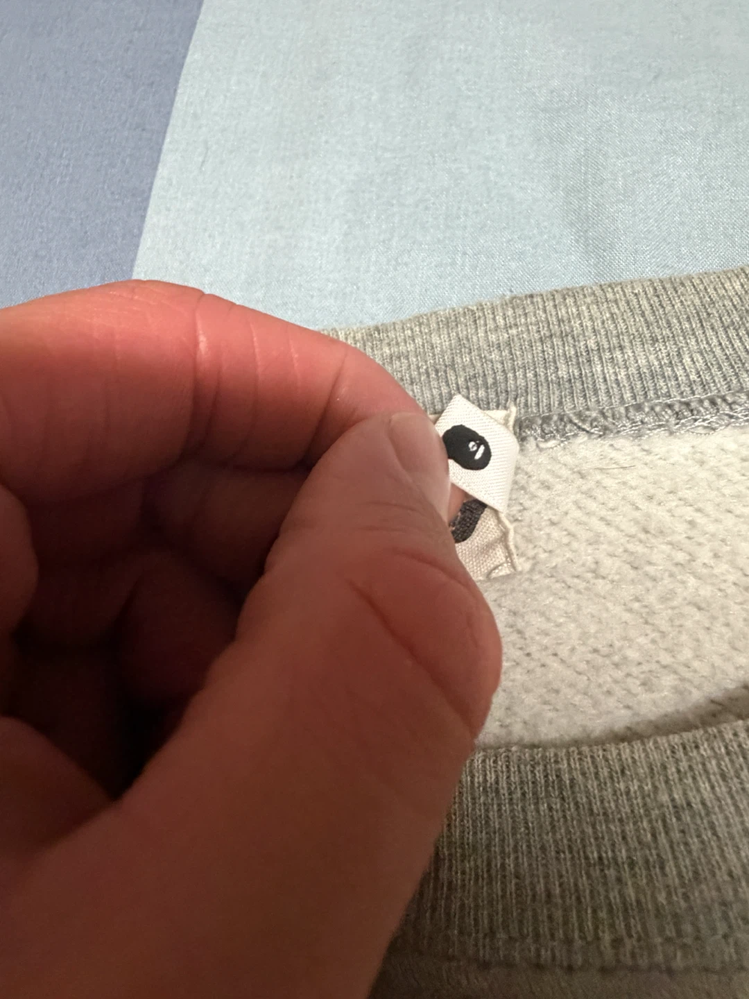 A Bathing Ape Grey Crewneck Sweatshirt XL - photo 3