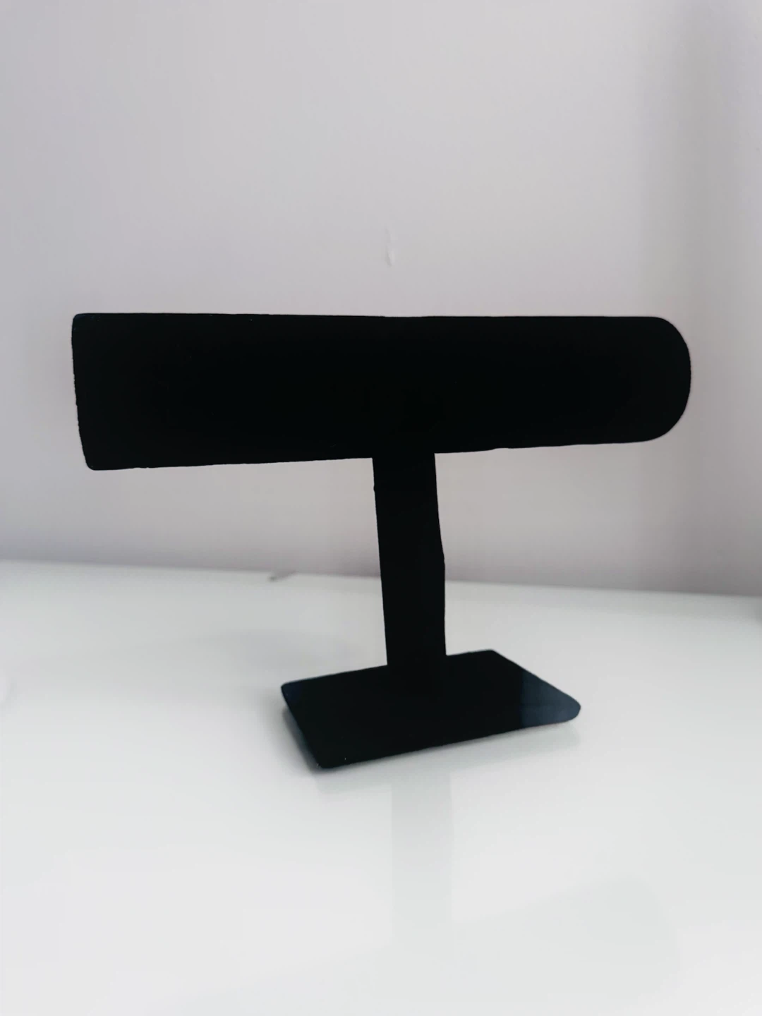 Black T-Bar Bracelet Display Stand