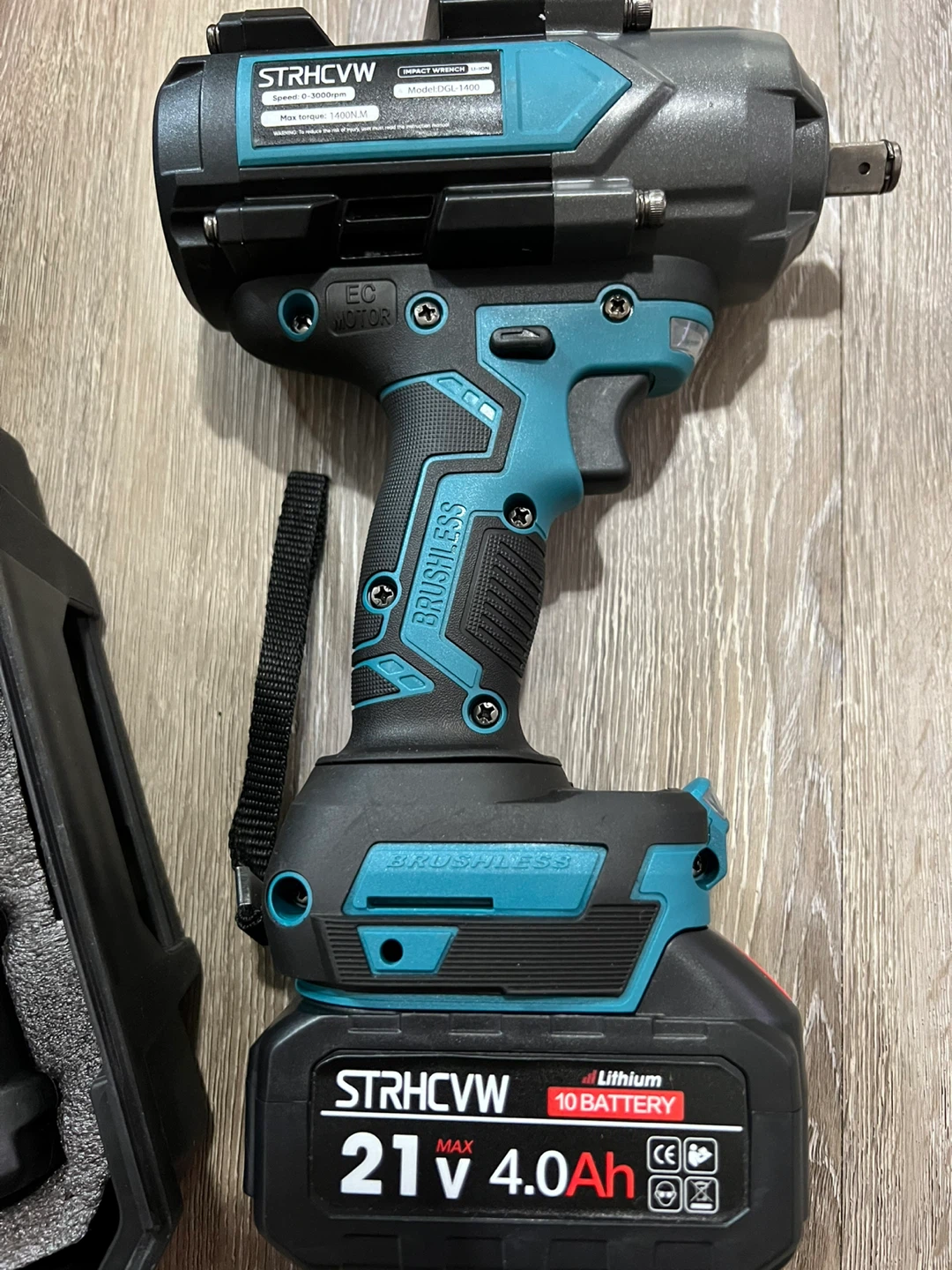 21V Cordless Impact Wrench - photo 2