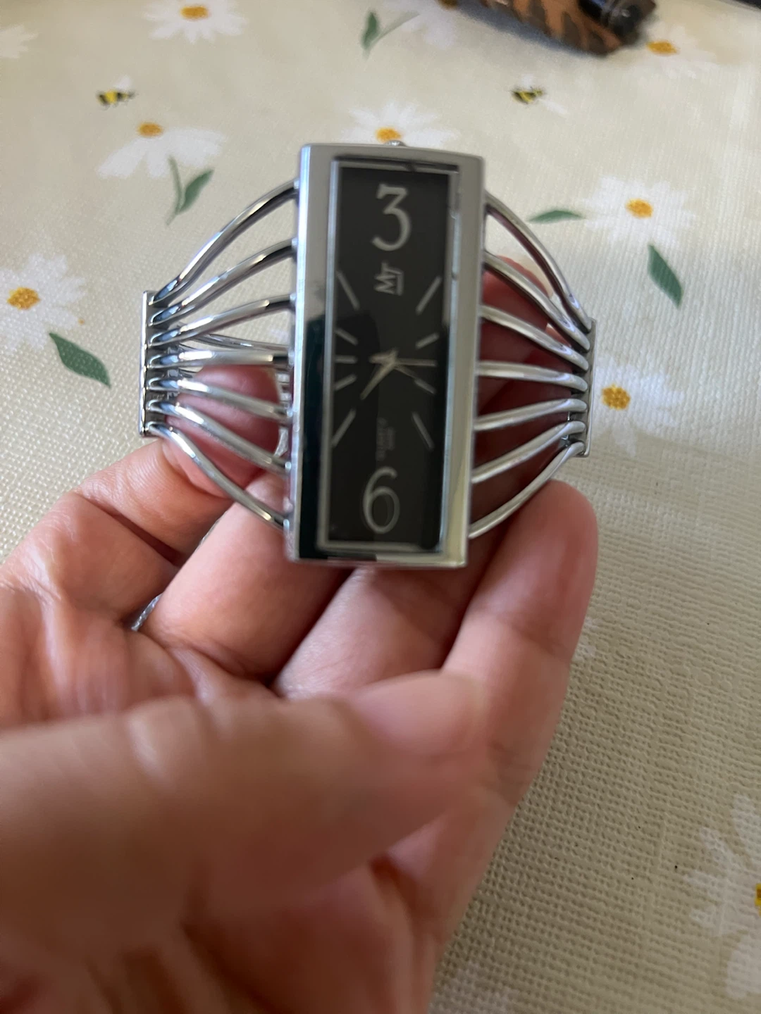 Women's Silver Tone Cuff Watch - photo 2