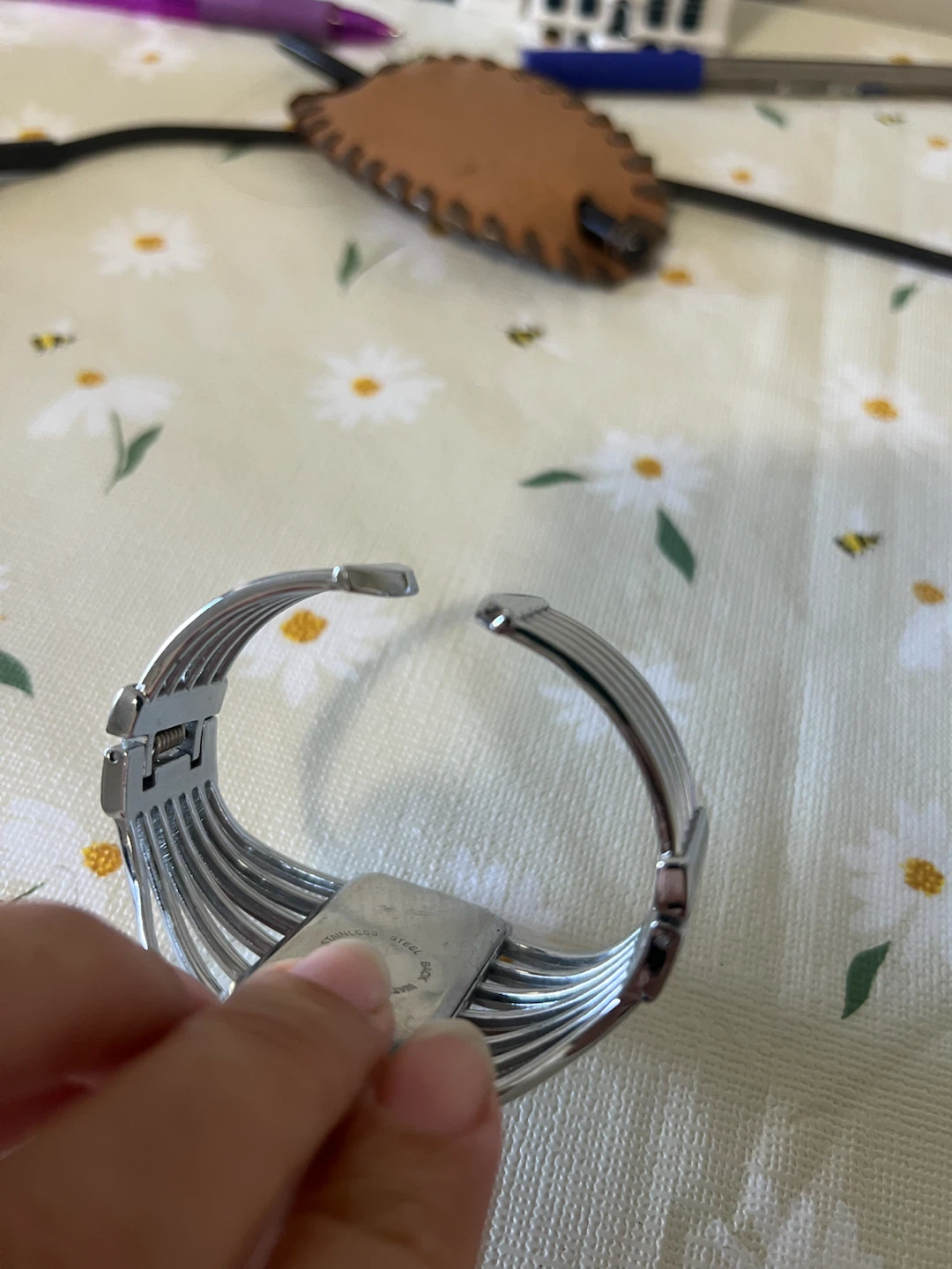 Women's Silver Tone Cuff Watch - photo 3