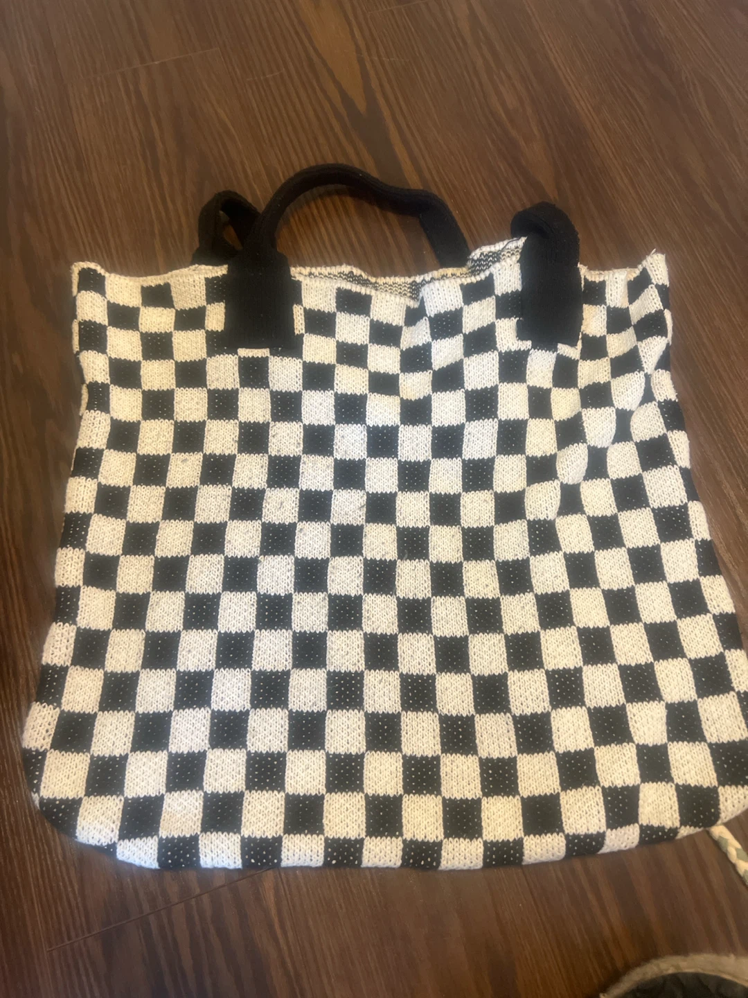Checkerboard Tote Bag