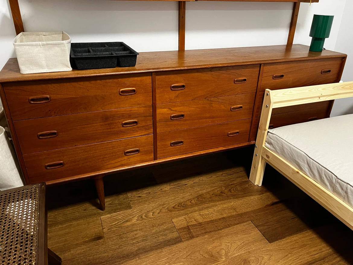 Mid century modern 9-drawer - photo 2