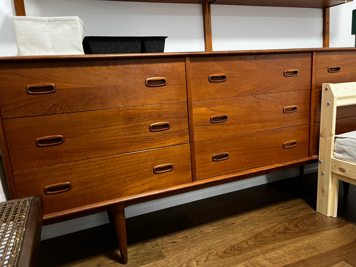 Mid century modern 9-drawer - photo 3