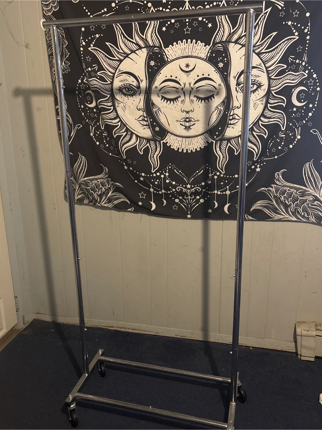 Rolling Garment Rack with Wheels