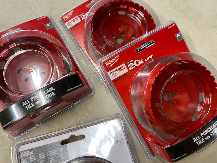 Milwaukee 4” Diamond Max Hole Saw Bran new $60 each - photo 5