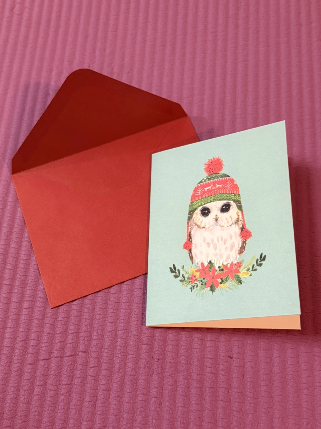 NEW🦉Papyrus Holiday Cards with Owl Design - photo 2