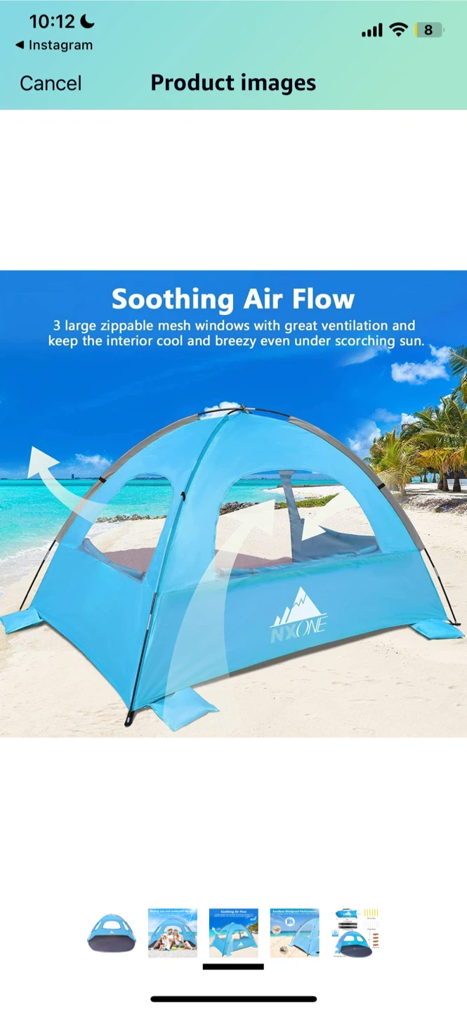 Beach Tent Sun Shelter