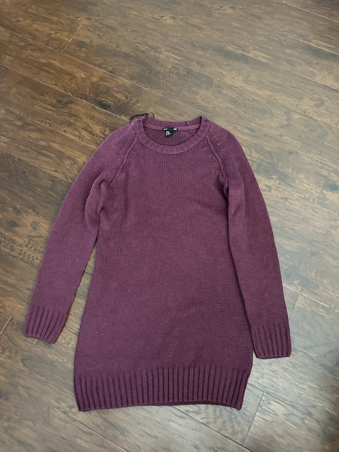 H&M - Knitted, Purple Sweater Dress