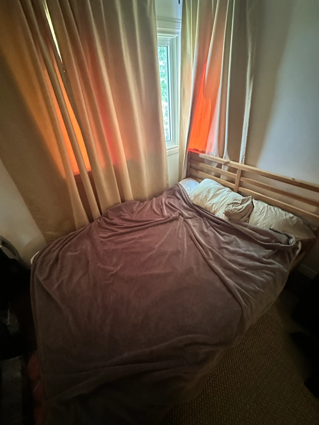 Wooden Bed Frame (solid pine tree) - photo 3