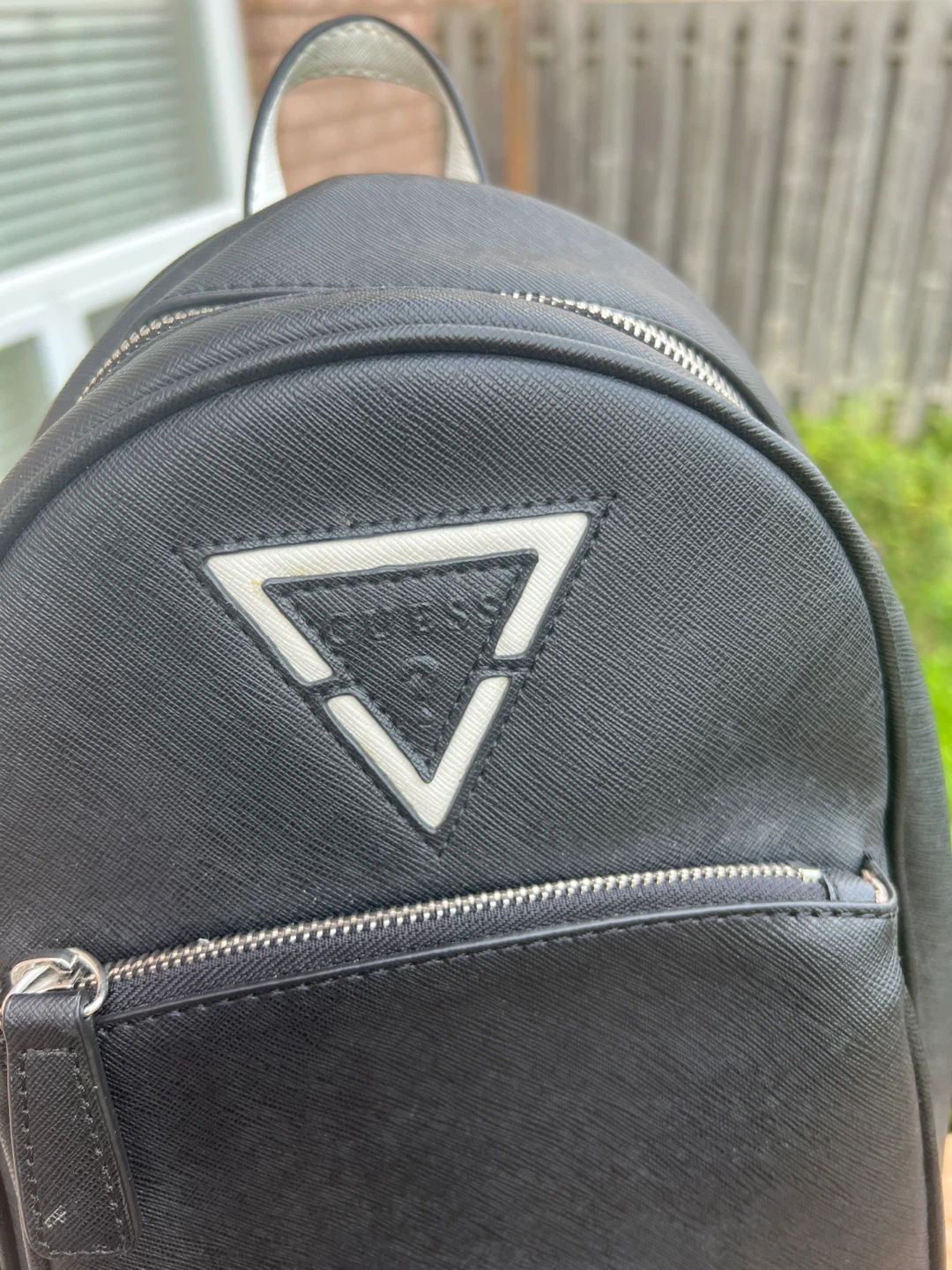 Guess Black and White Mini Backpack - photo 2