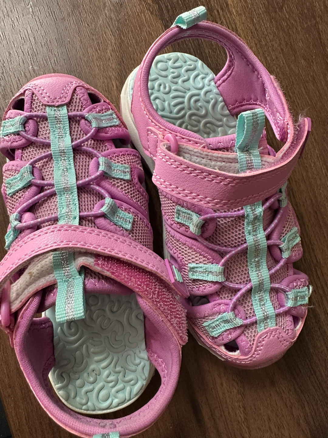 Pink & Teal girls' Sport Sandals