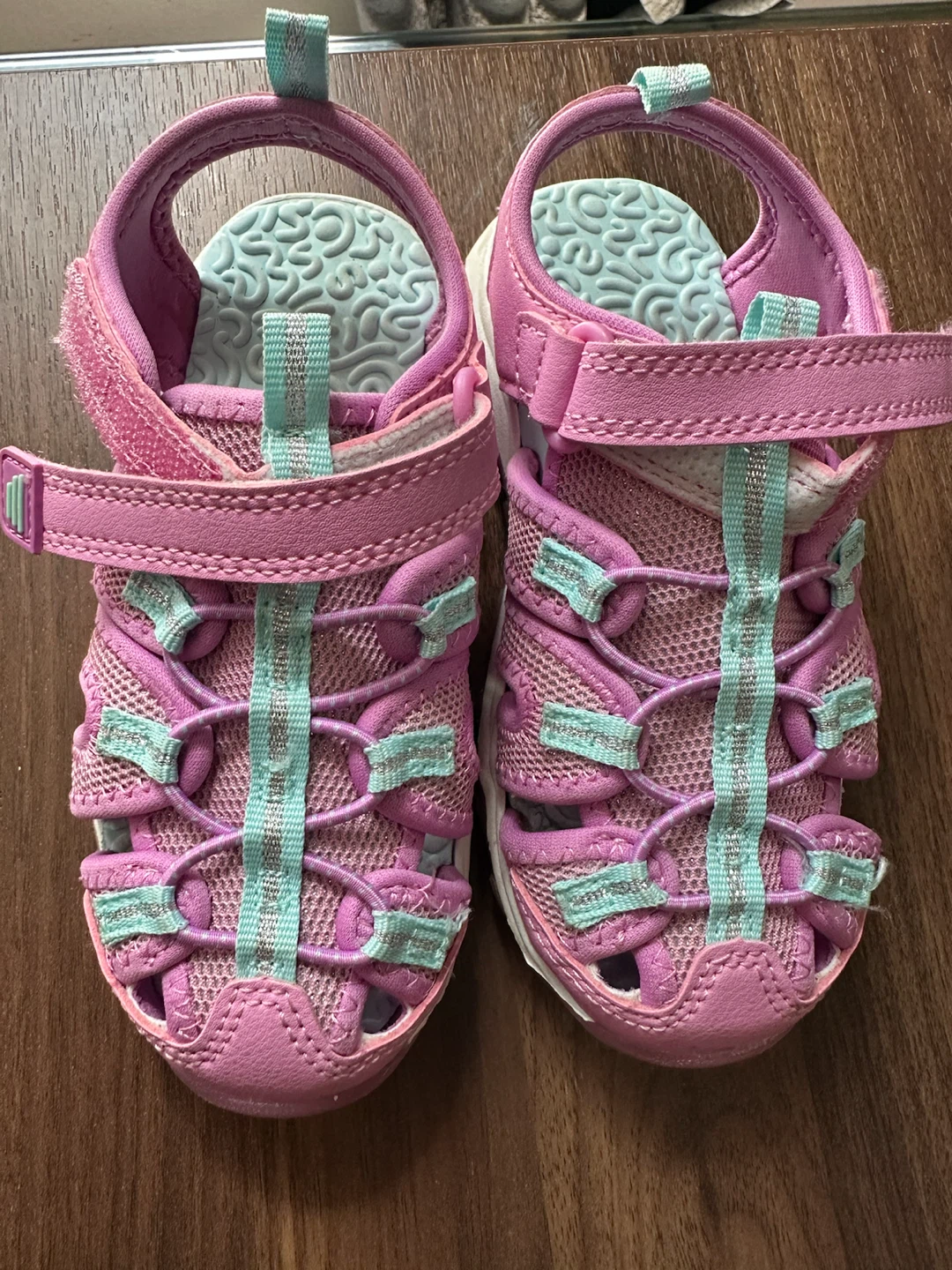 Pink & Teal girls' Sport Sandals - photo 2
