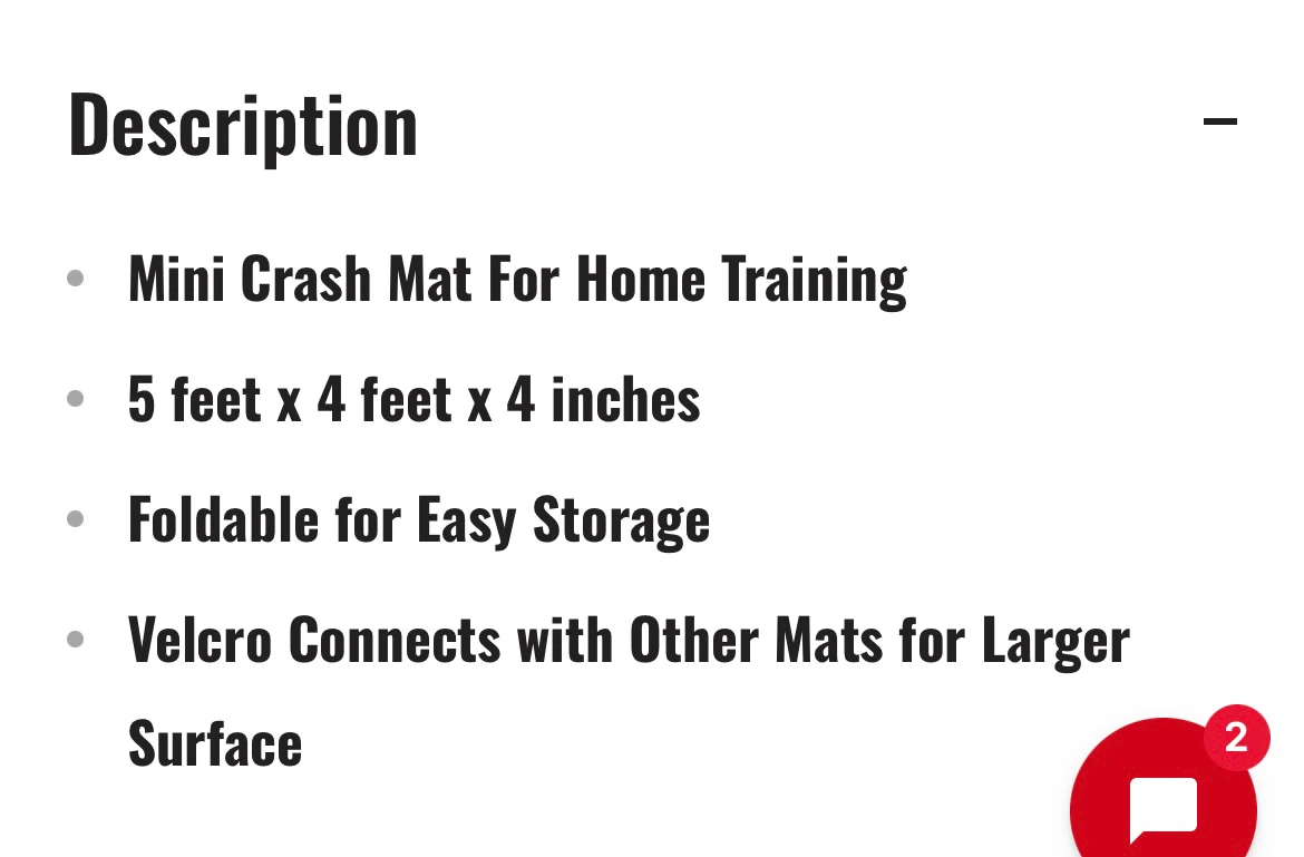 Matsuru Canada Mini Crash Mat - photo 3