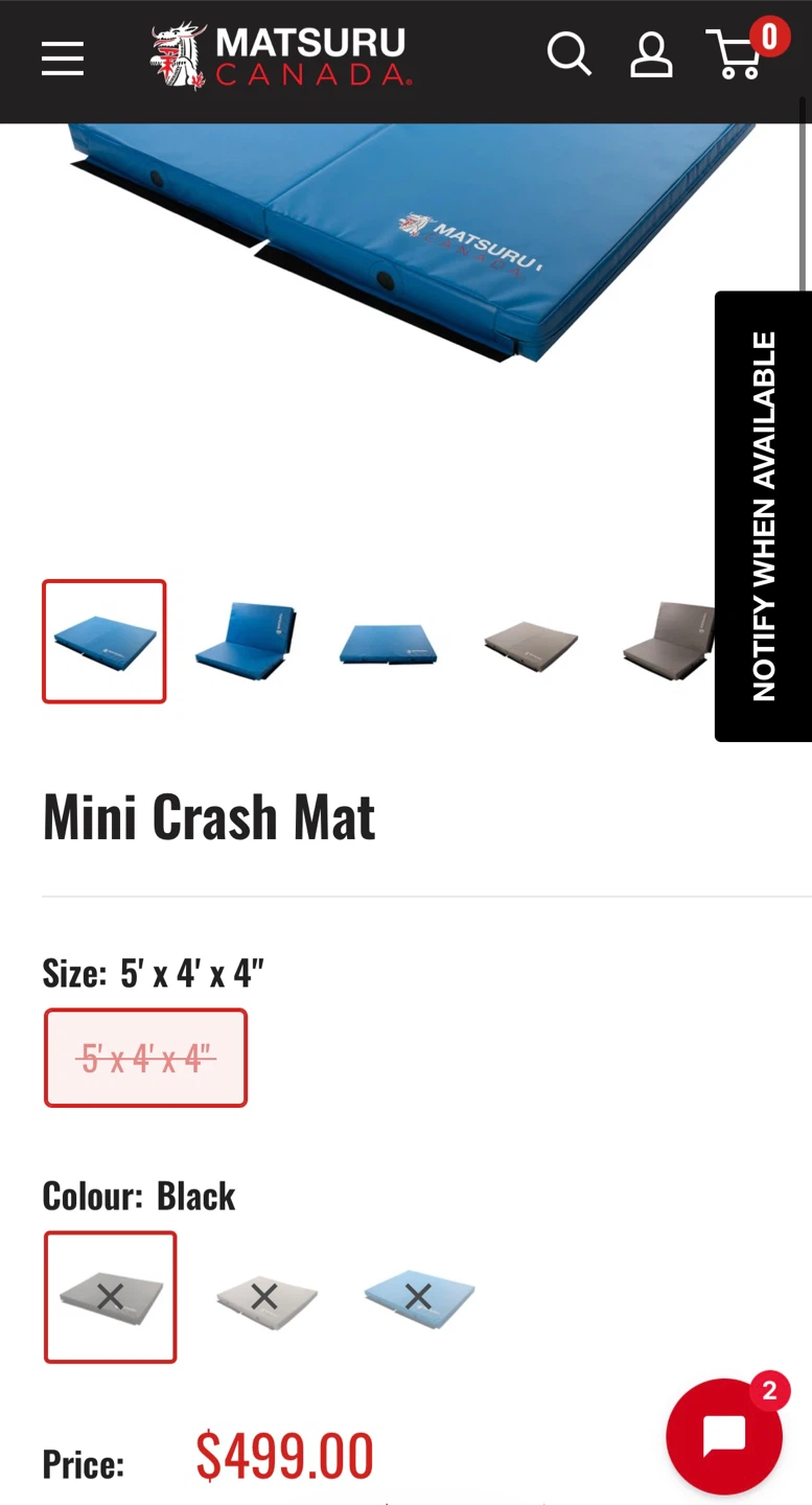 Matsuru Canada Mini Crash Mat - photo 4