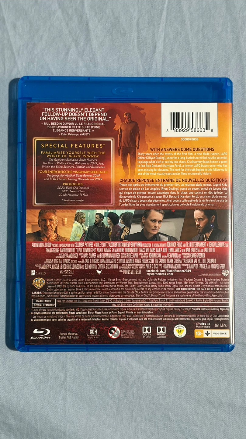 Blade Runner 2049 Blu-Ray Disc - photo 2