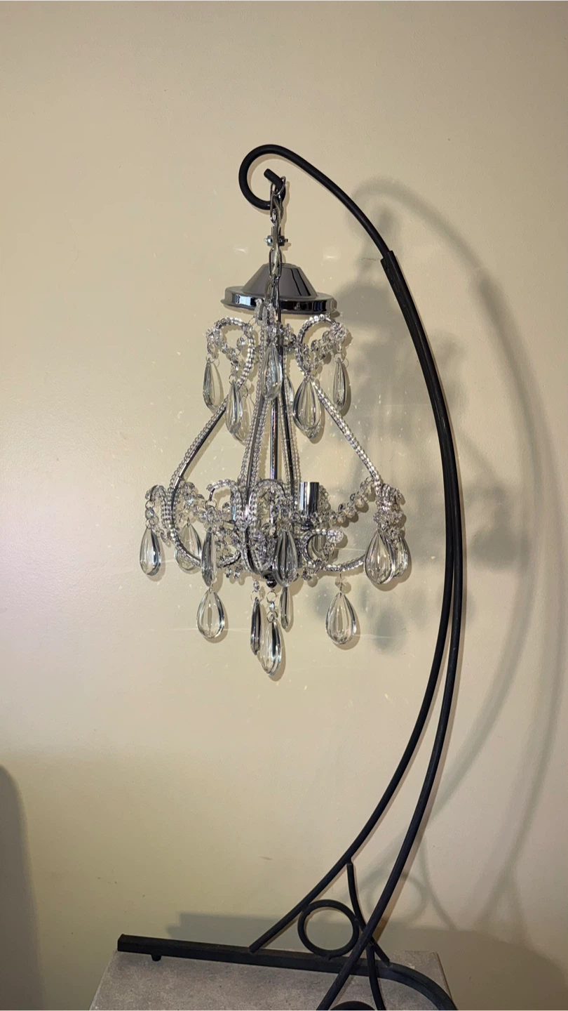 Vintage Mini Crystal Chandelier