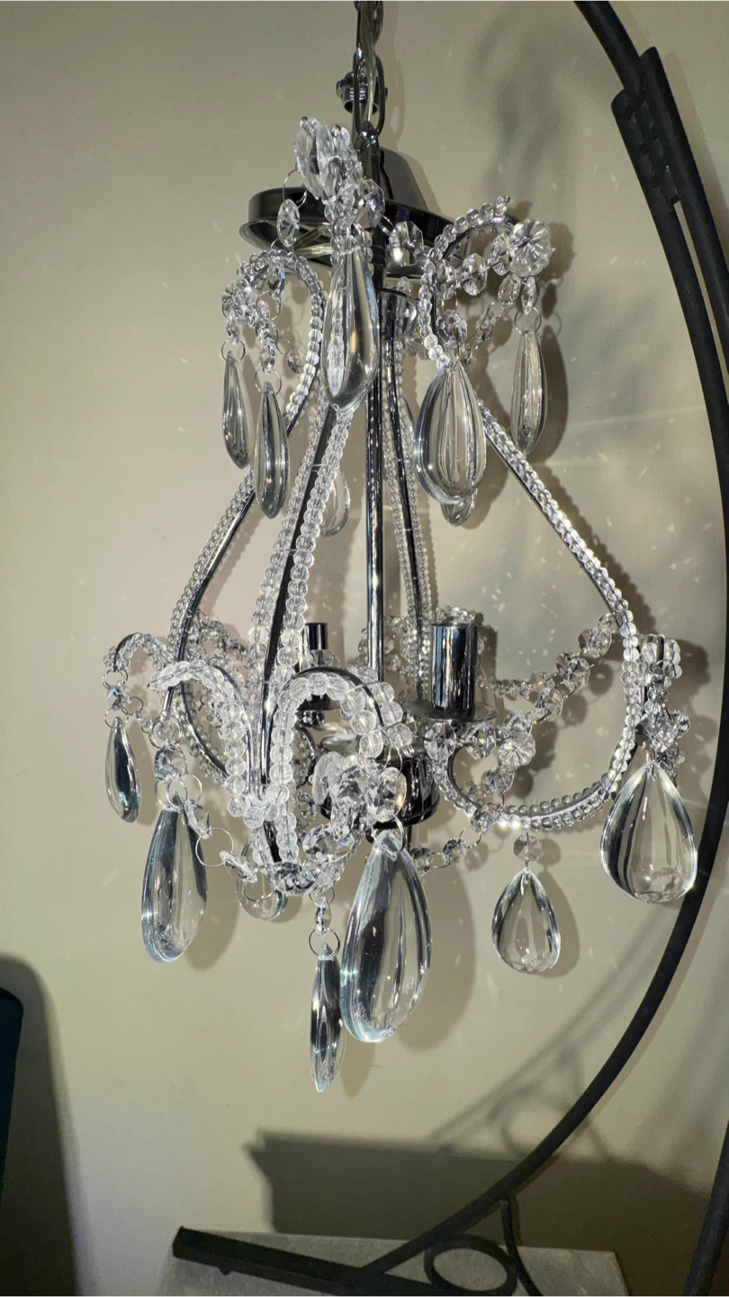 Vintage Mini Crystal Chandelier - photo 2