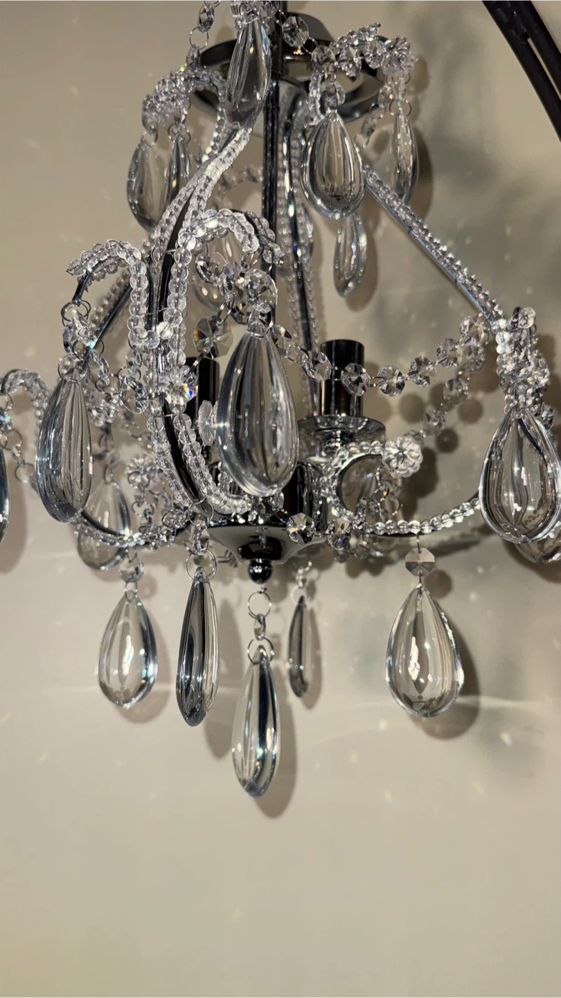 Vintage Mini Crystal Chandelier - photo 4