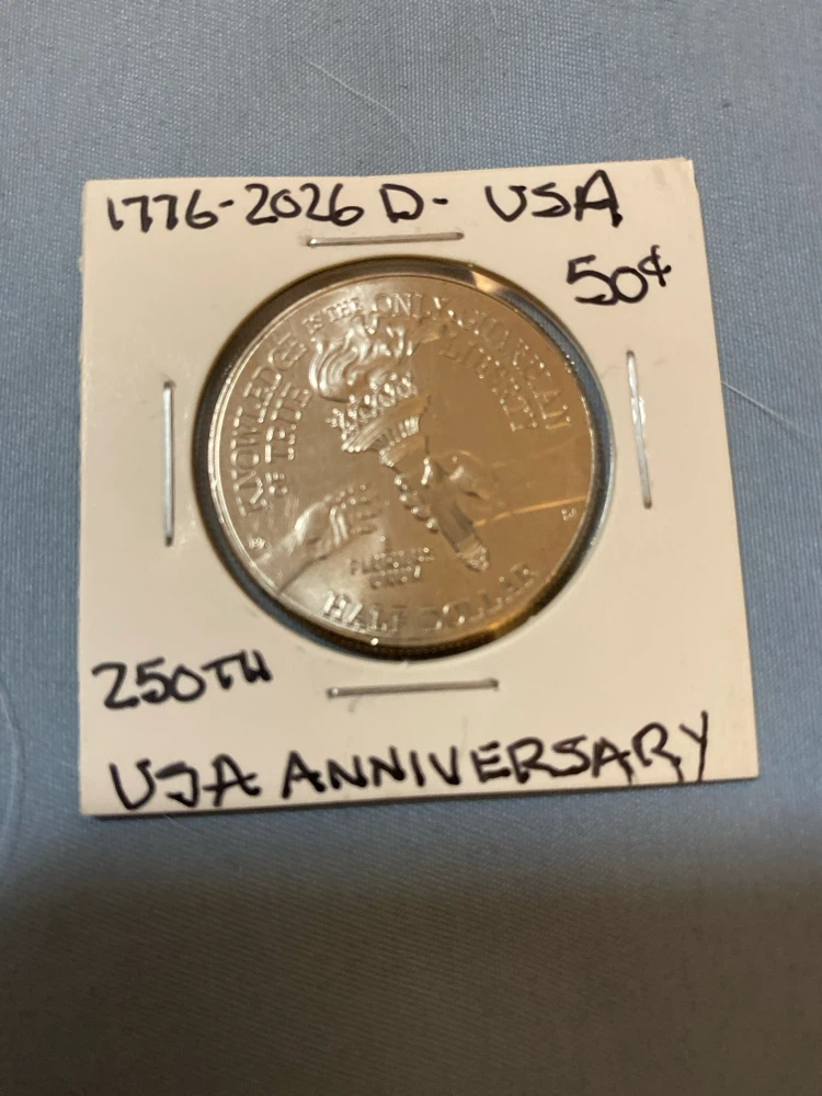 United States 250th Anniversary Half Dollar Coin
