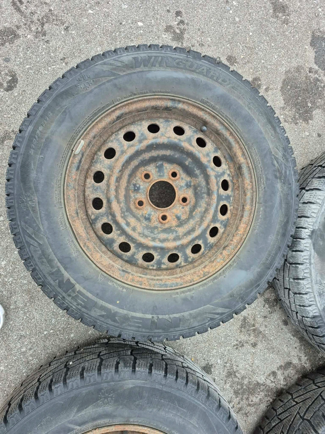 Winter tires 215/70R16 - 5*114.3