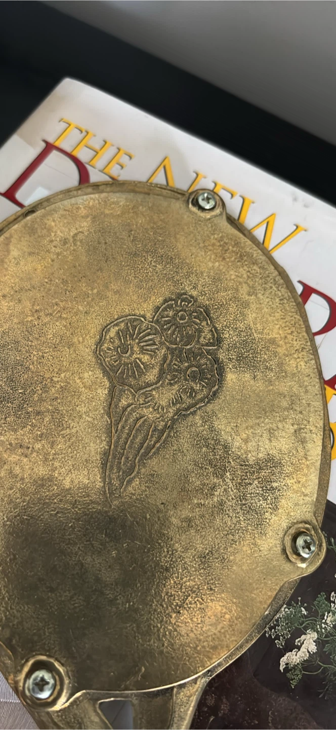 Vintage Art Nouveau Hand Mirror - photo 3