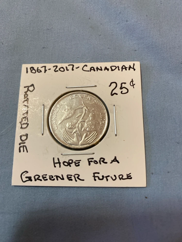 2017 Canadian 25 Cent Coin - Hope for a Greener Future