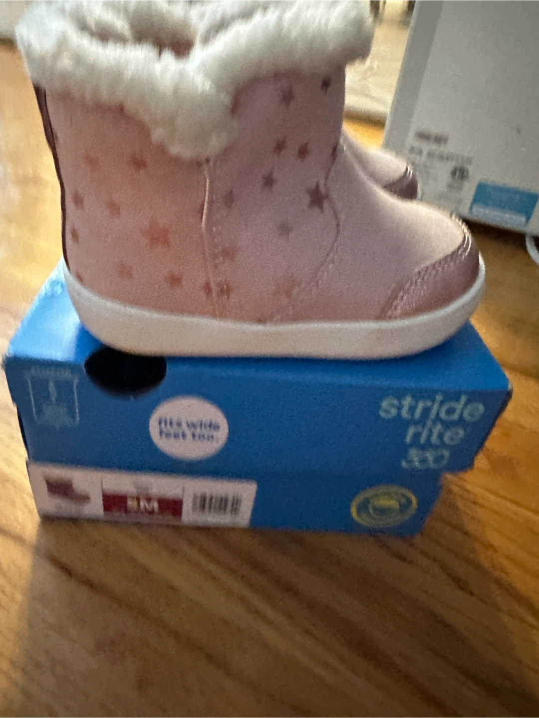Stride Rite Pink Star Boots Size 5M