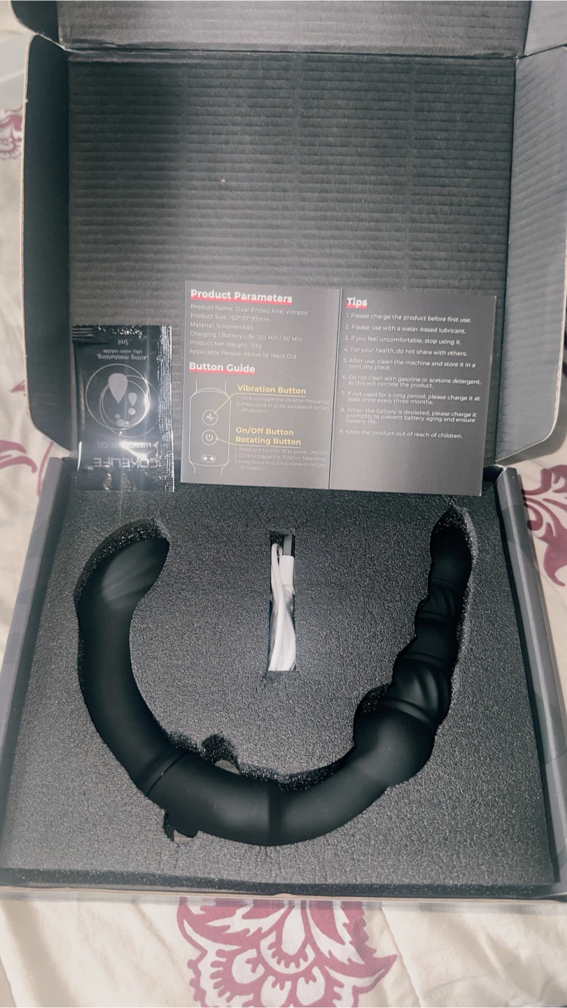 Vibrador anal de doble extremo Rumpo