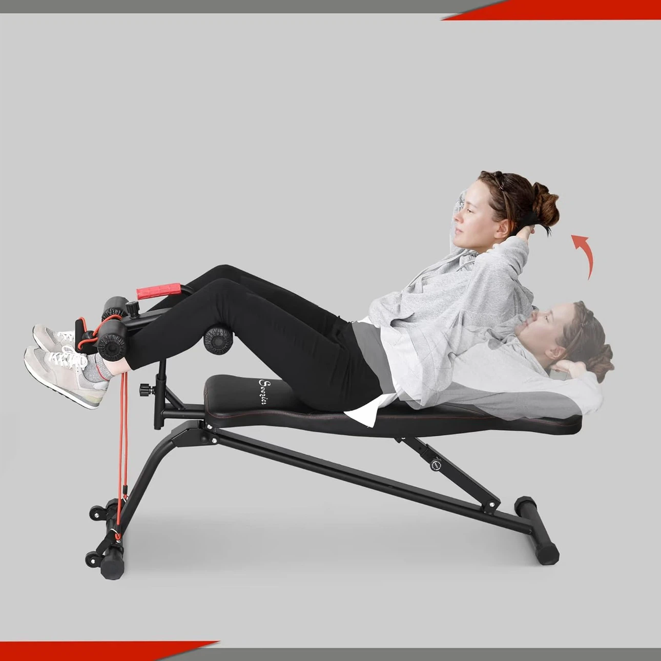 Soozier Foldable Sit Up Weight Bench - photo 2