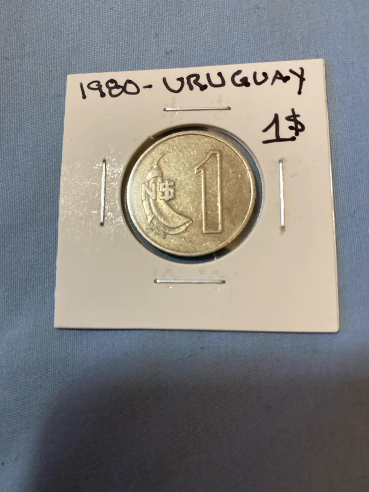 1980 Uruguay 1 Peso Coin