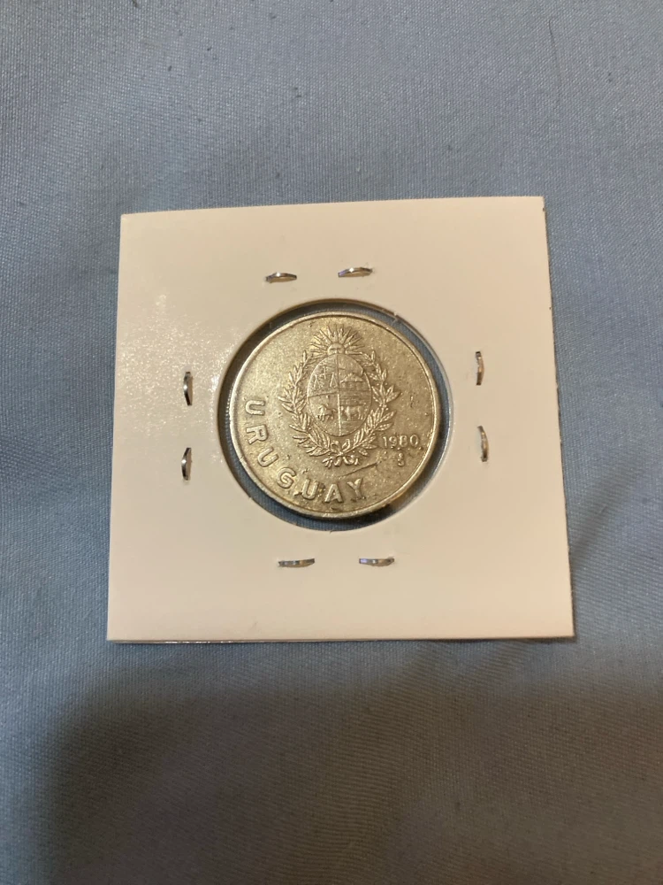 1980 Uruguay 1 Peso Coin - photo 2
