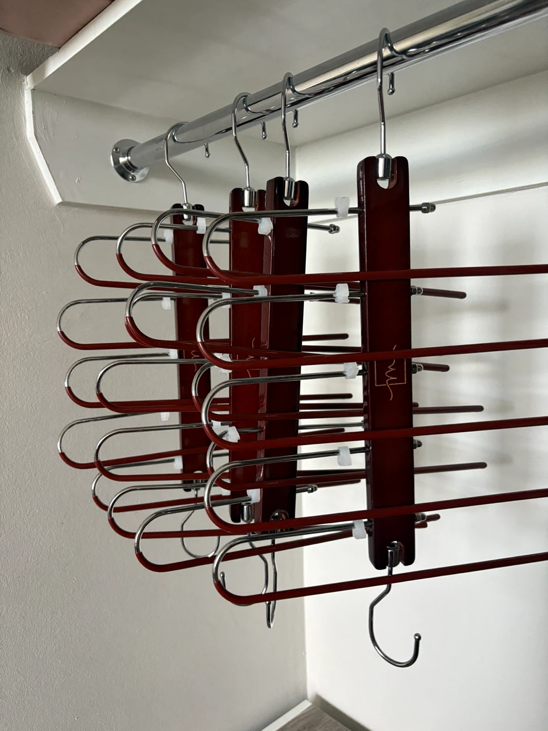 5-Tier Wooden Hangers for Pants
