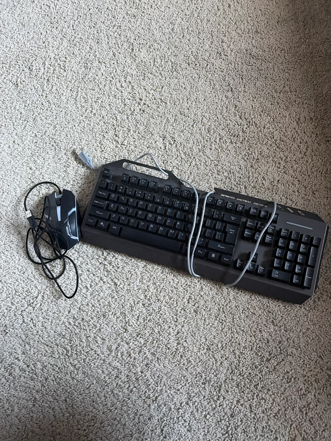 Gaming mouse and keyboard