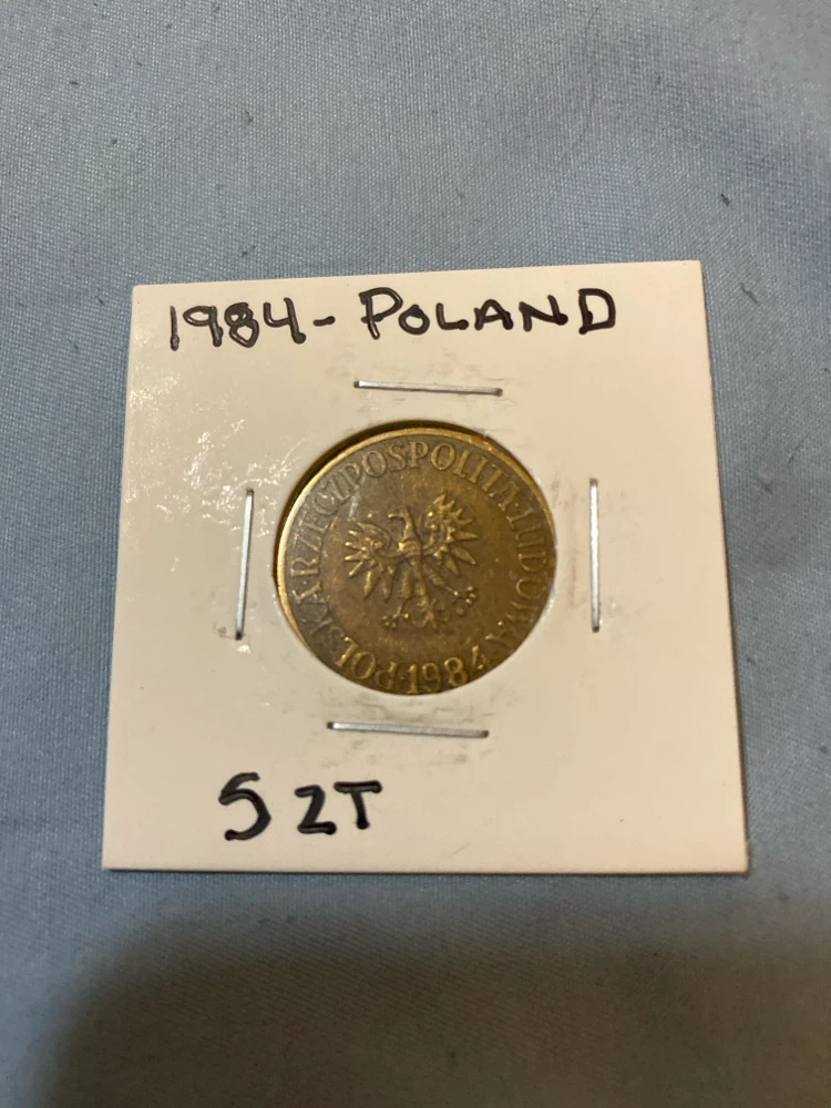 1984 Poland 5 Zlotych Coin