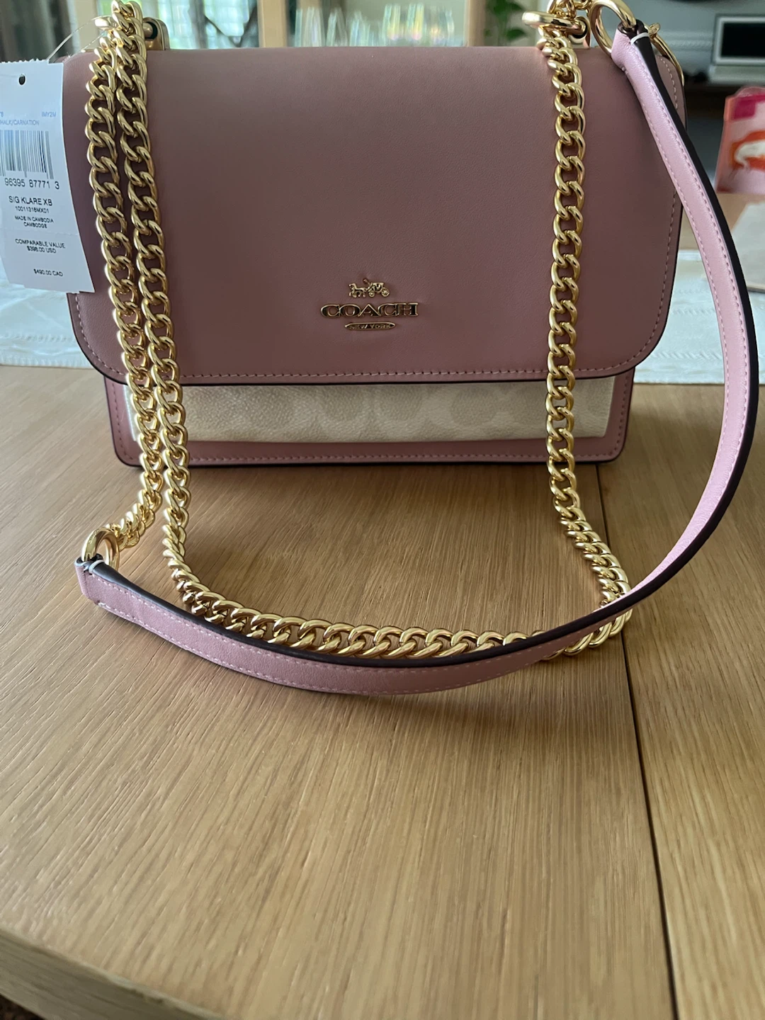 Coach Carnation Pink Klare Bag