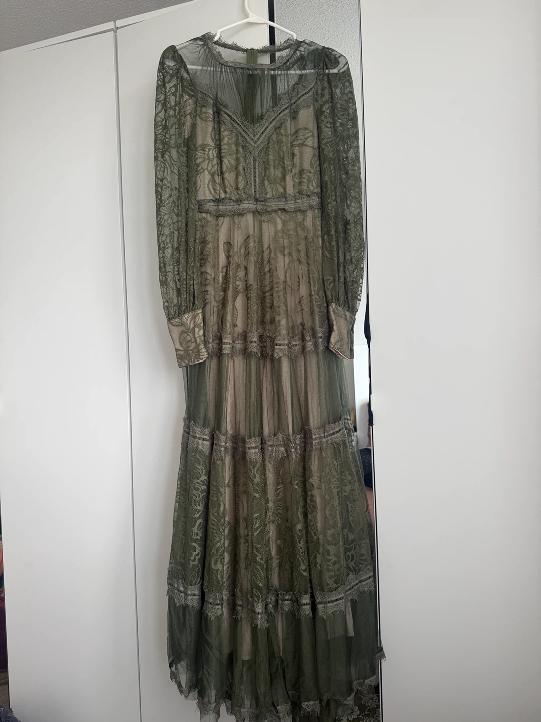 Alince Green Lace Dress Size 36