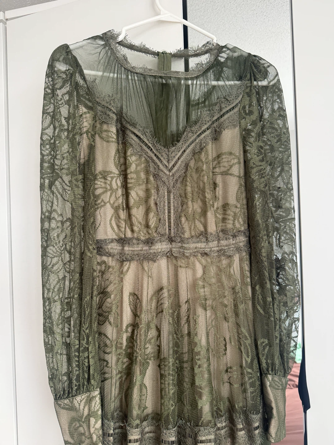 Alince Green Lace Dress Size 36 - photo 2