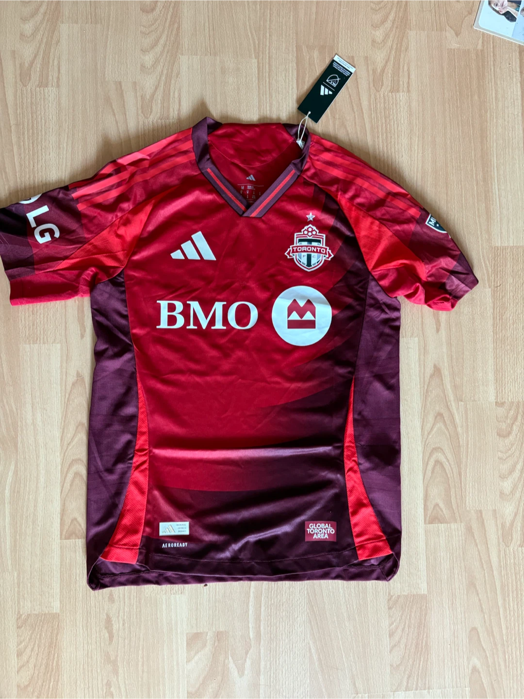Adidas Toronto FC Jersey LARYEA 22 Soccer MLS Authentic