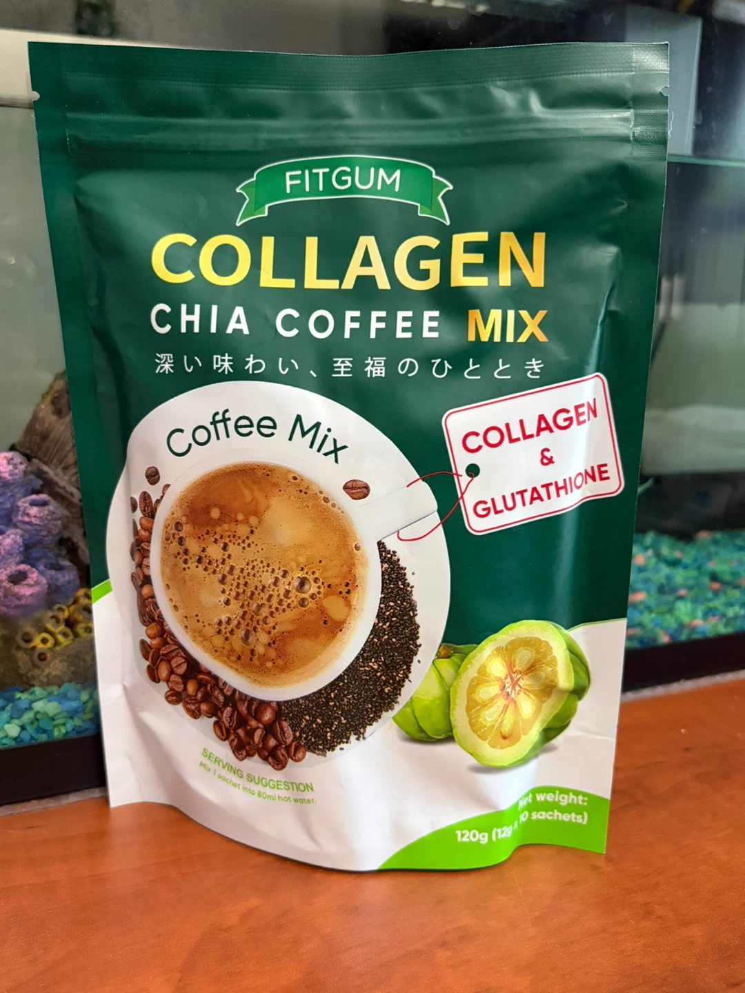 Fitgum Collagen Chia Coffee Mix