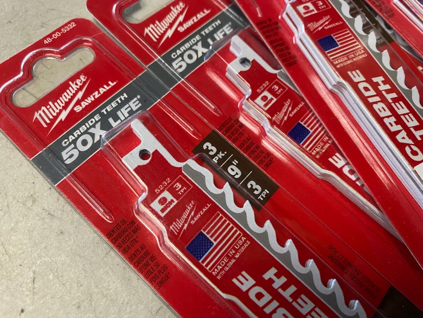 Milwaukee 9” sawzall blades 3 pack - photo 2